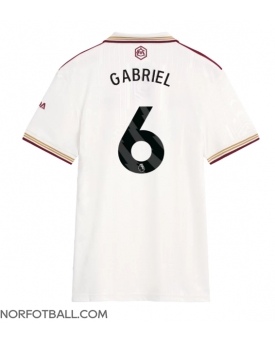 Billige Fotballdrakt Arsenal Gabriel Magalhaes #6 Replika Tredjedrakt Dame 2025-26 Kortermet